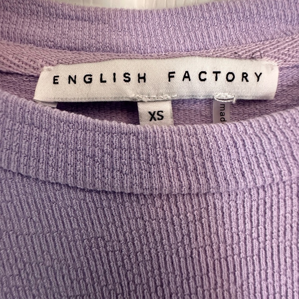 English Factory Solid Minidress - Picture 2 of 2